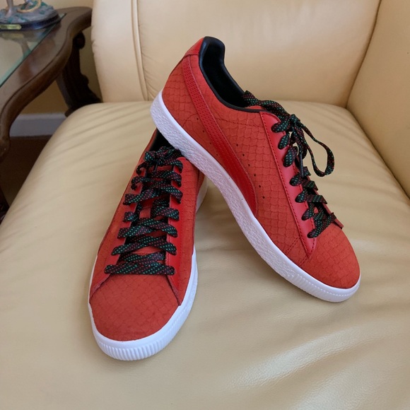 puma clyde gcc red